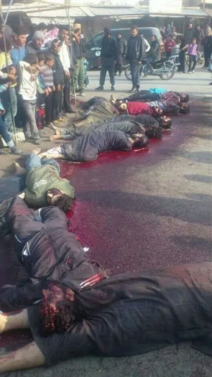 ISIS Executed 18 Syrian civilians in Tabqh in Raqqa-1