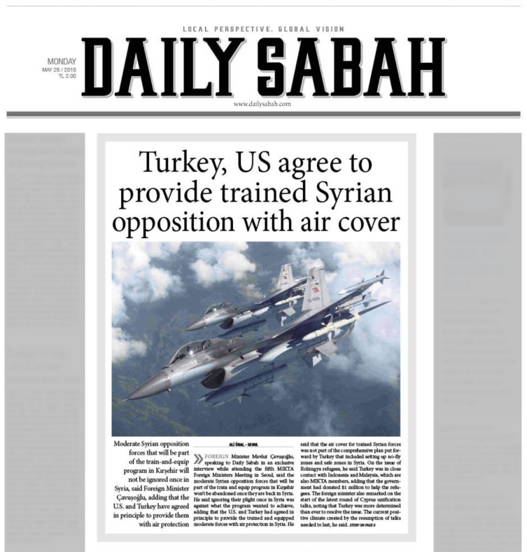 Daily Sabah 25 May 2015