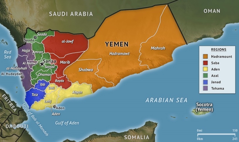 yemen-regional-map